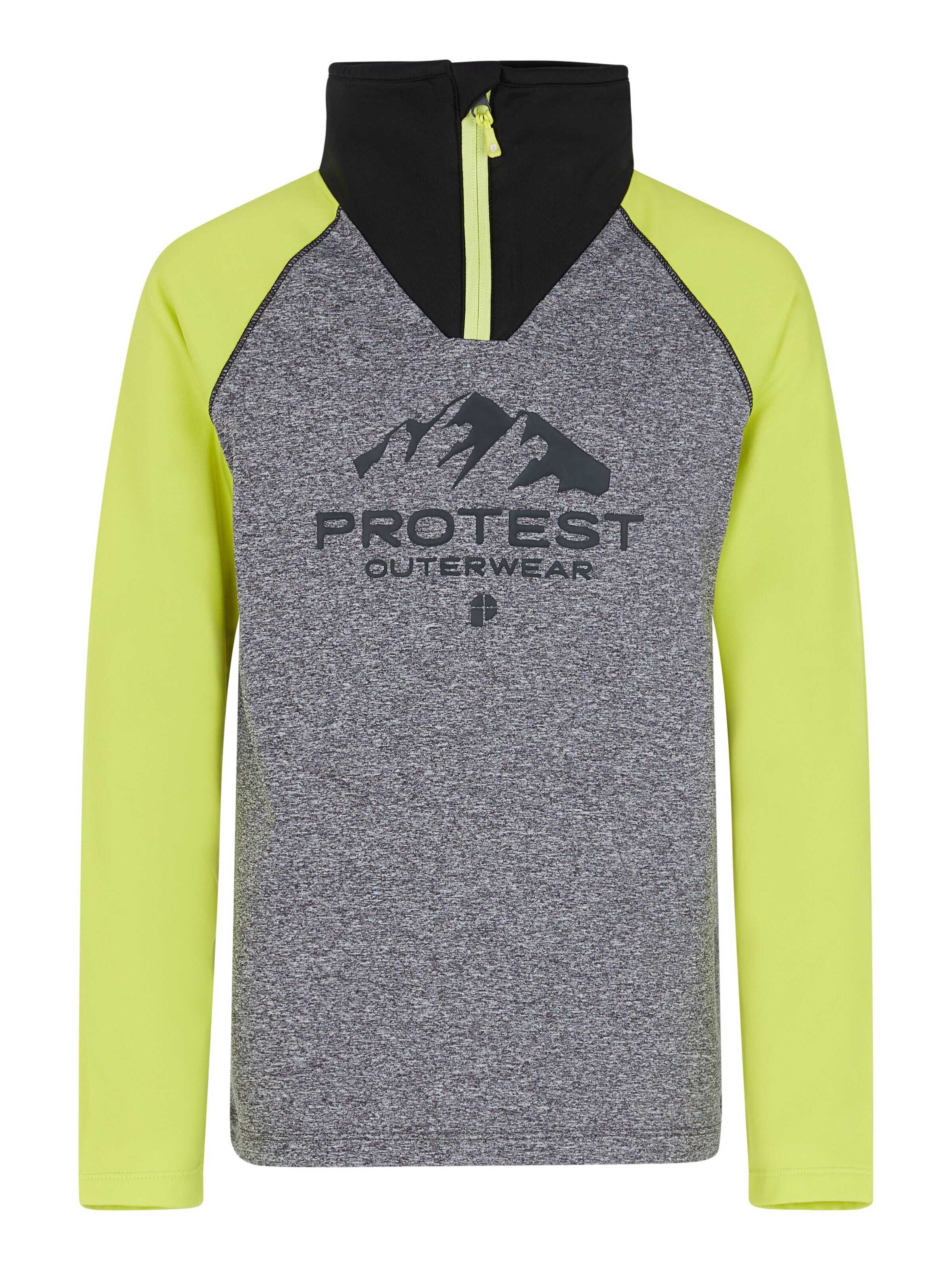 PROTEST Sportsweatshirt 'PRTRAF JR'‌‌‌‌‌‌‌‌ in Grau: Vorderseite