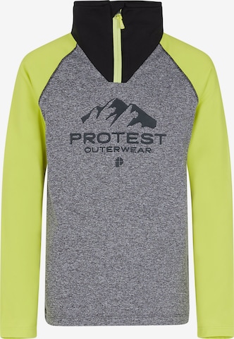 PROTEST Athletic Sweatshirt 'PRTRAF JR' in Grey: front