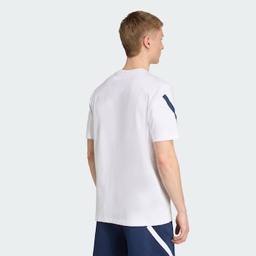 ADIDAS PERFORMANCE Functioneel shirt 'Frankreich Travel' in Wit