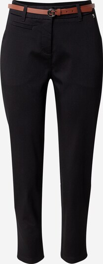 COMMA Pantalon en caramel / noir, Vue avec produit