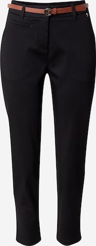 COMMA Slim fit Pants in Black: front