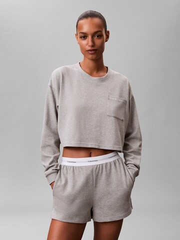 Calvin Klein Majica za spanje | siva barva: sprednja stran
