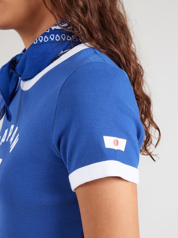 LEVI'S ® Tričko 'RINGER X USA RETRO' - Modrá