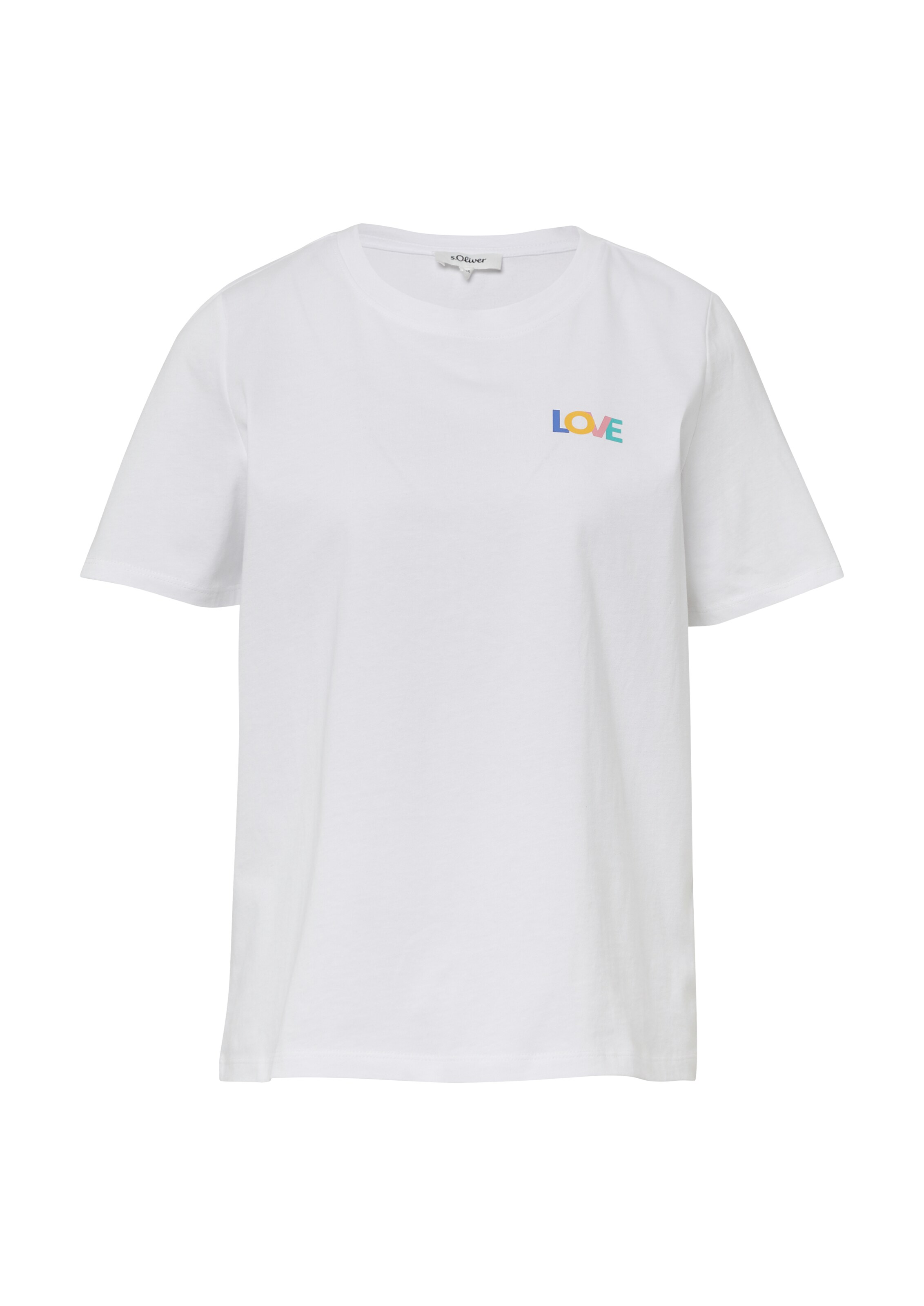 s.Oliver Shirt in Weiß: Vorderseite