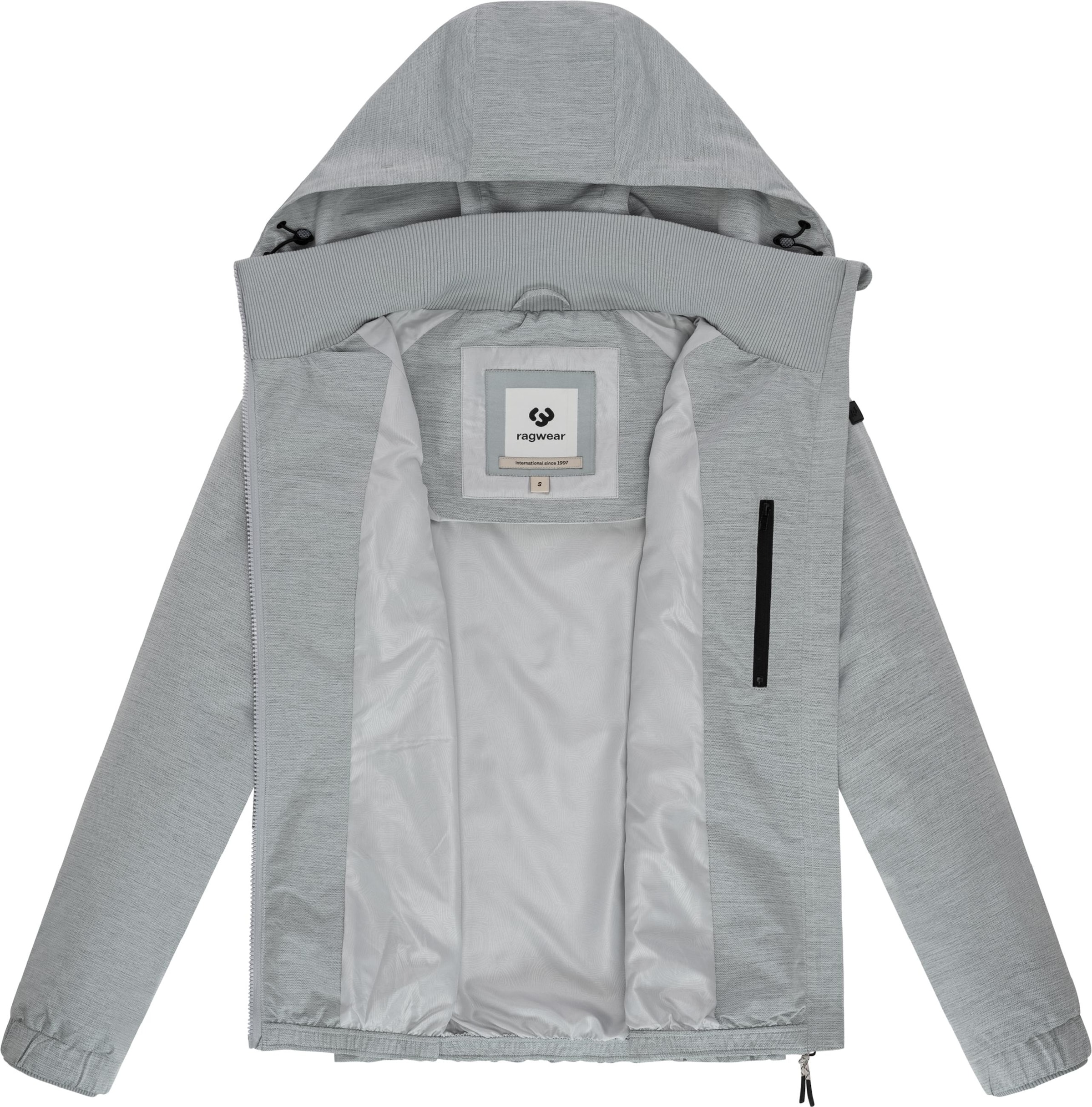 Ragwear Performance Jacket 'Dizzie' in Grey