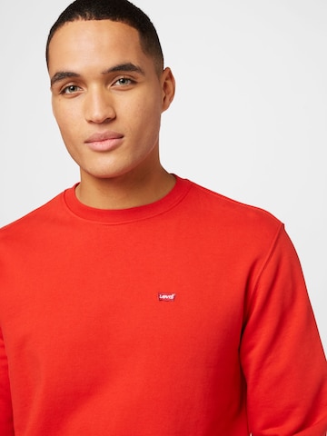 LEVI'S ® - Regular Fit Sweatshirt 'The Original HM Crew' em vermelho