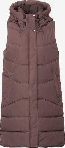 Gilet STREET ONE en marron : devant