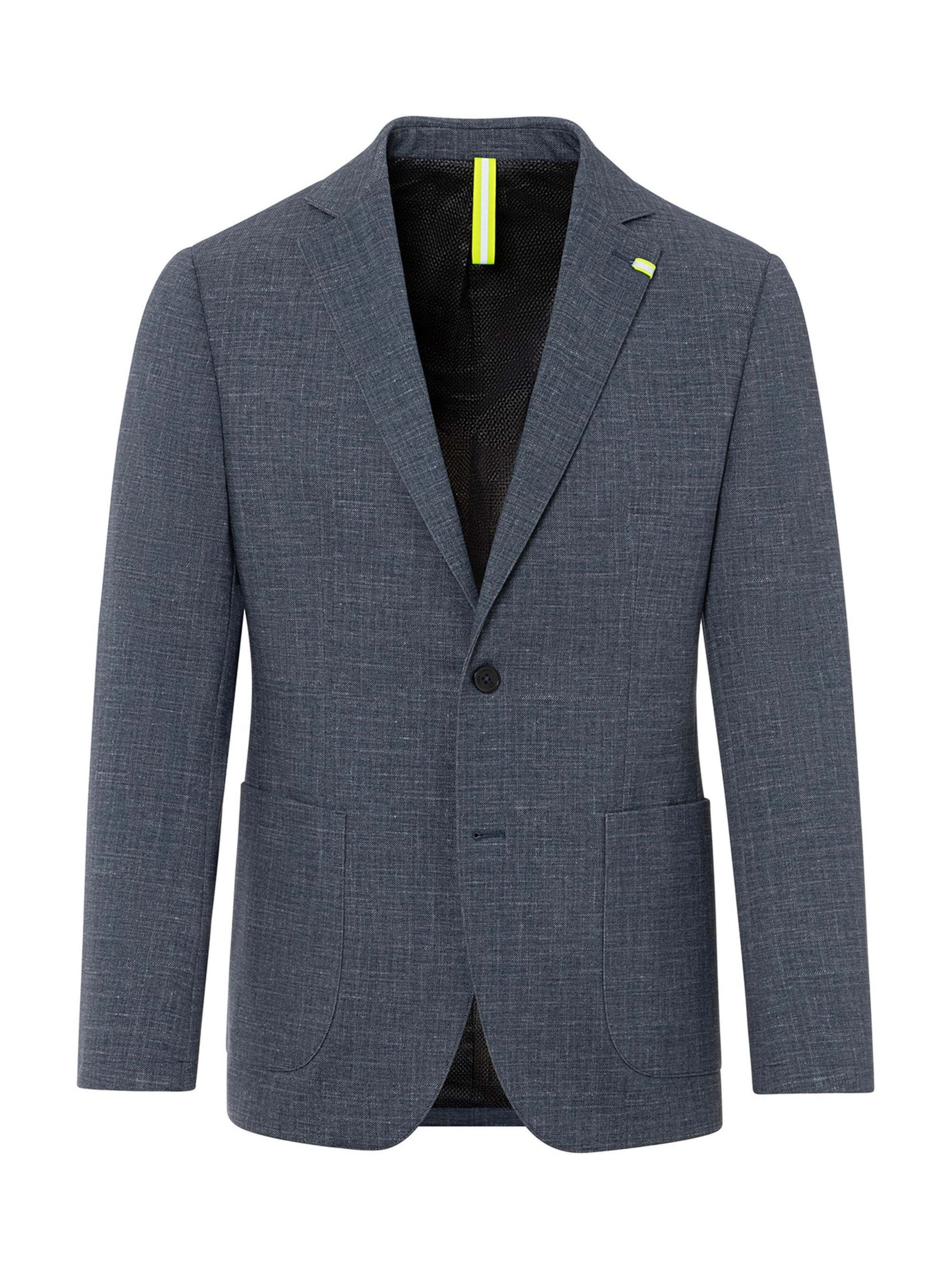 BENVENUTO Slim Fit Sneaker Sakko in Slim-Fit in Blau: Vorderseite