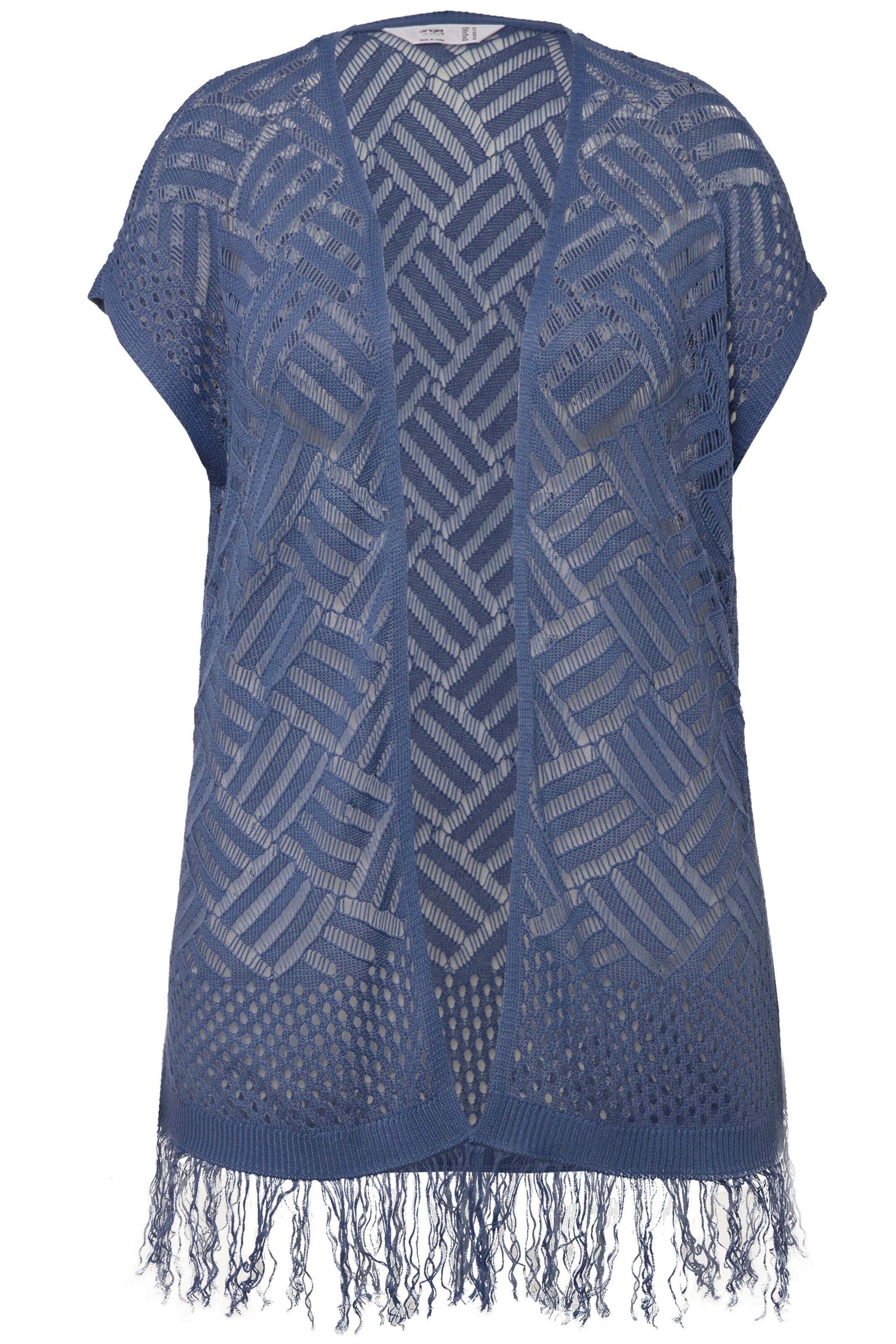 Angel of Style Strickjacke in Blau: Vorderseite