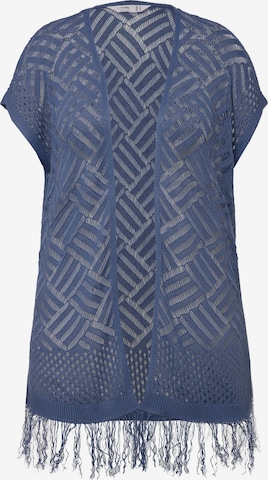 Angel of Style Gebreid vest in Blauw: voorkant