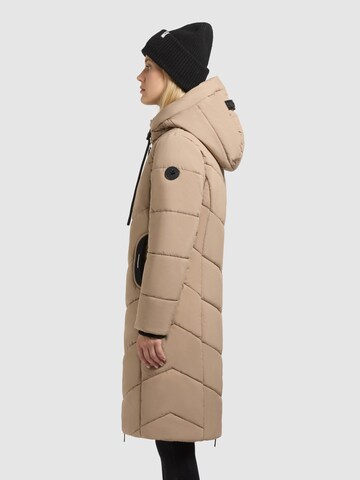 khujo Wintermantel 'Aribay4 Light-YM' in Beige