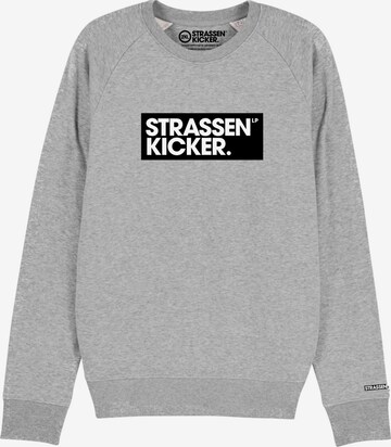 STRASSENKICKER Sweatshirt in Grau: predná strana
