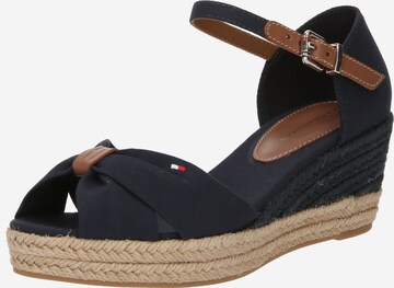 Sandales 'Elba' TOMMY HILFIGER en bleu : devant