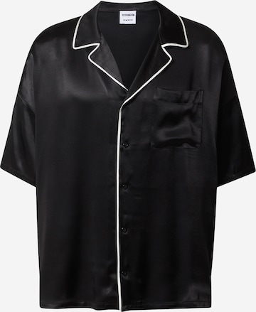 ABOUT YOU x Rewinside Regular fit Button Up Shirt 'Yasin' in Black: front
