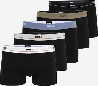 BOSS Bokserishortsit värissä sininen denim / vaaleanruskea / musta / valkoinen / offwhite, Tuotenäkymä