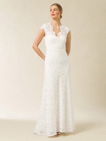 Robe de soirée IVY OAK en blanc : devant