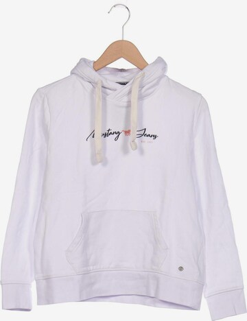 MUSTANG Sweatshirt & Zip-Up Hoodie in M in White: front