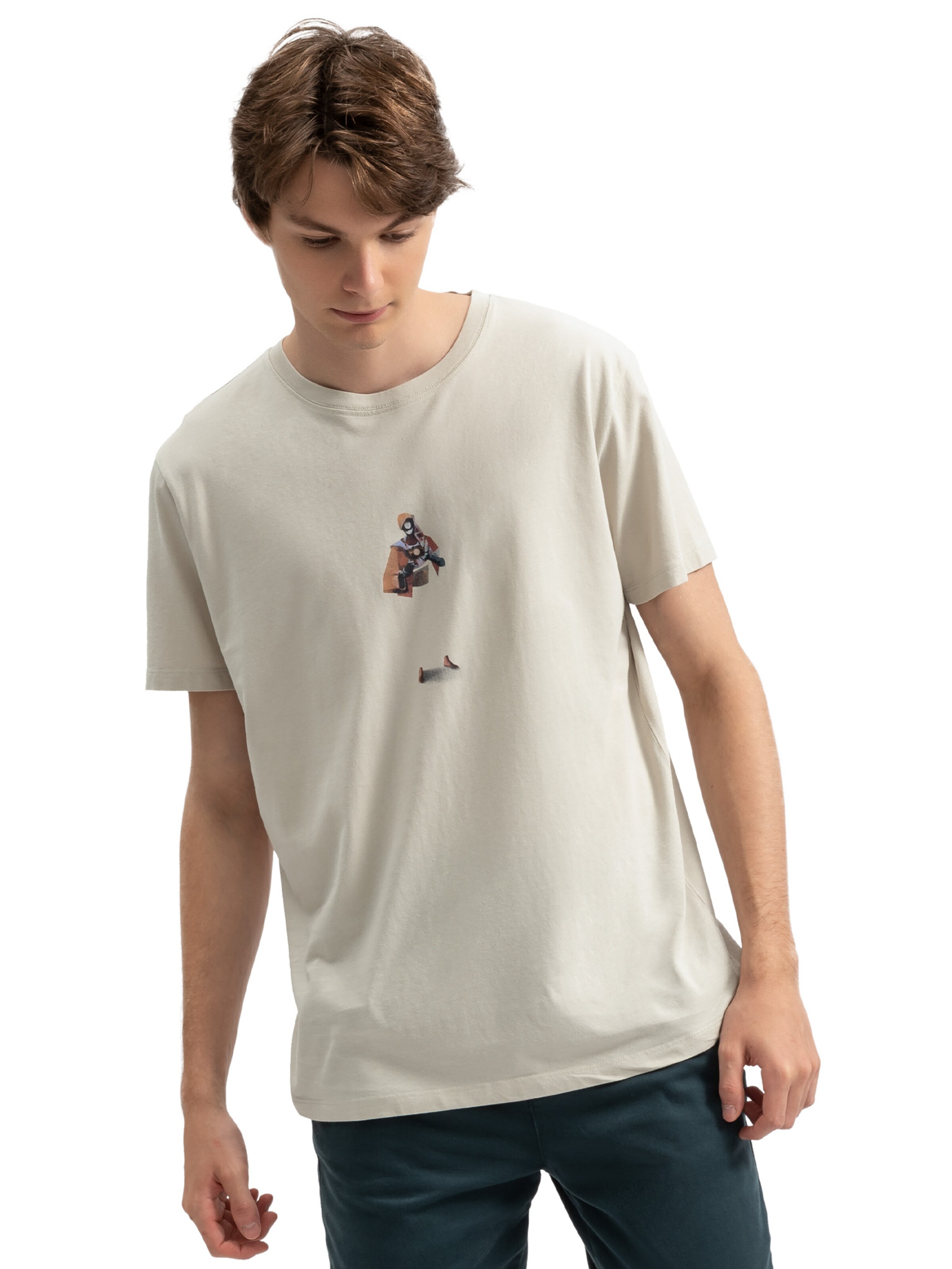 T-Shirt 'Proi' Kaft en beige : devant