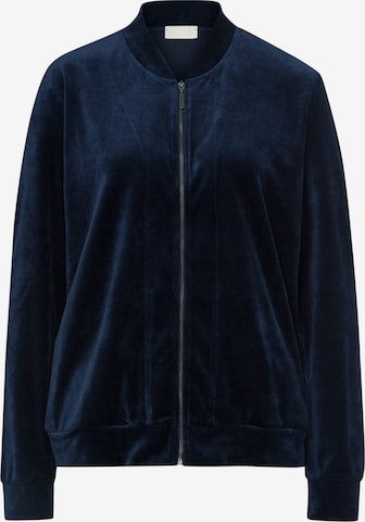 Hanro Sweatjacke ' Favourites ' in Blau: predná strana