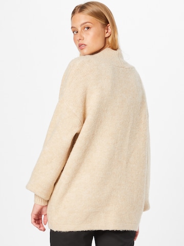 Y.A.S Knit Cardigan 'FINO' in Beige