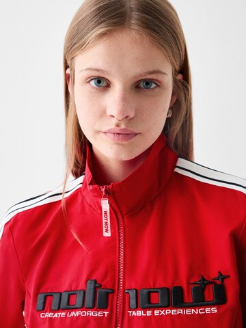 Bershka Between-Season Jacket in Red