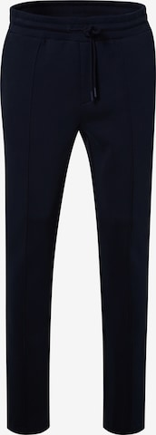 PIERRE CARDIN Tapered Hose aus weichem Cord in Blau: Vorderseite