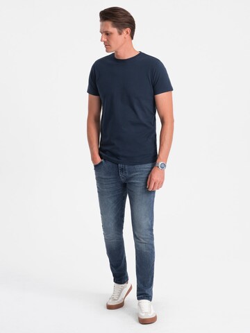 Ombre Shirt 'OM-TSBS-0146' in Blauw