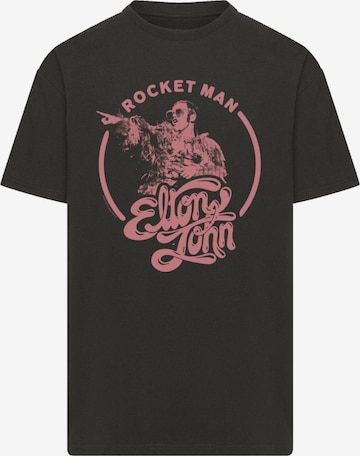 T-Shirt 'Elton John Rocketman' F4NT4STIC en noir : devant