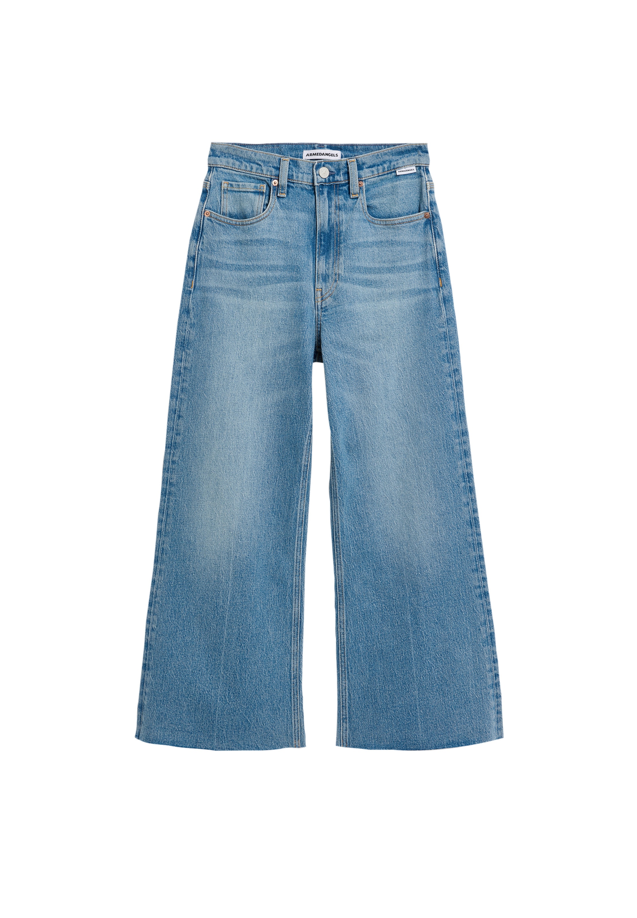 ARMEDANGELS Loosefit Jeans MURLIAA CROPPED in Blau: Vorderseite