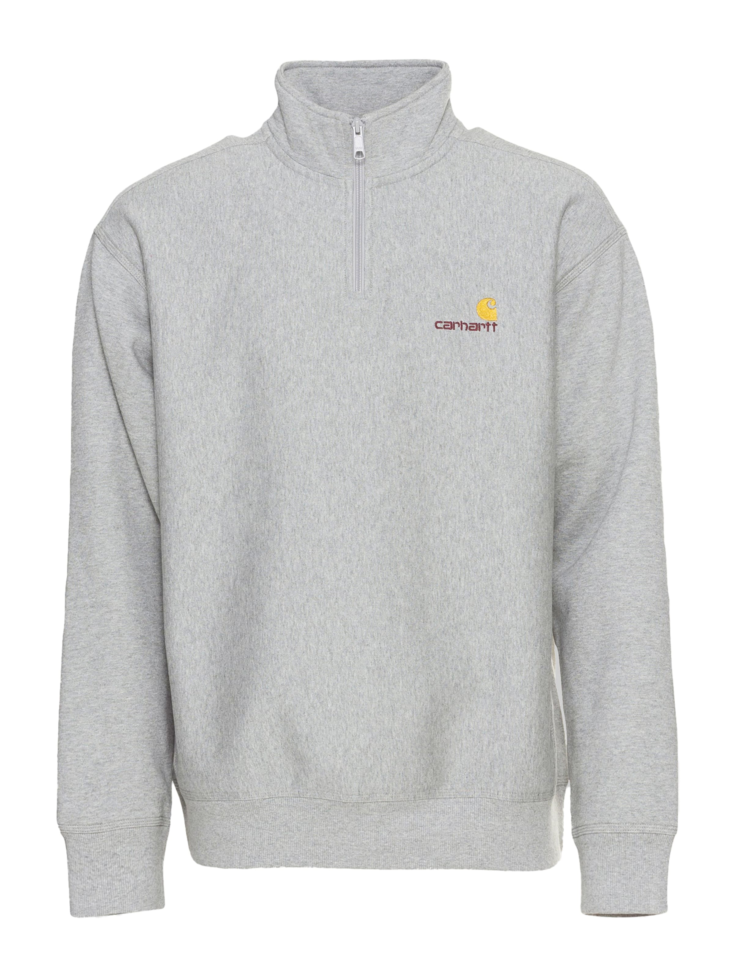 Carhartt WIP Sweatshirt 'American Script' i grå: forside