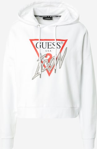 Felpa di GUESS in bianco: frontale