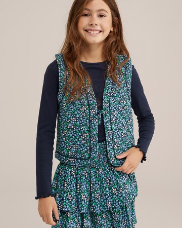 Gilet WE Fashion en bleu : devant