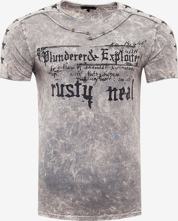 Rusty Neal Shirt in Grey: front