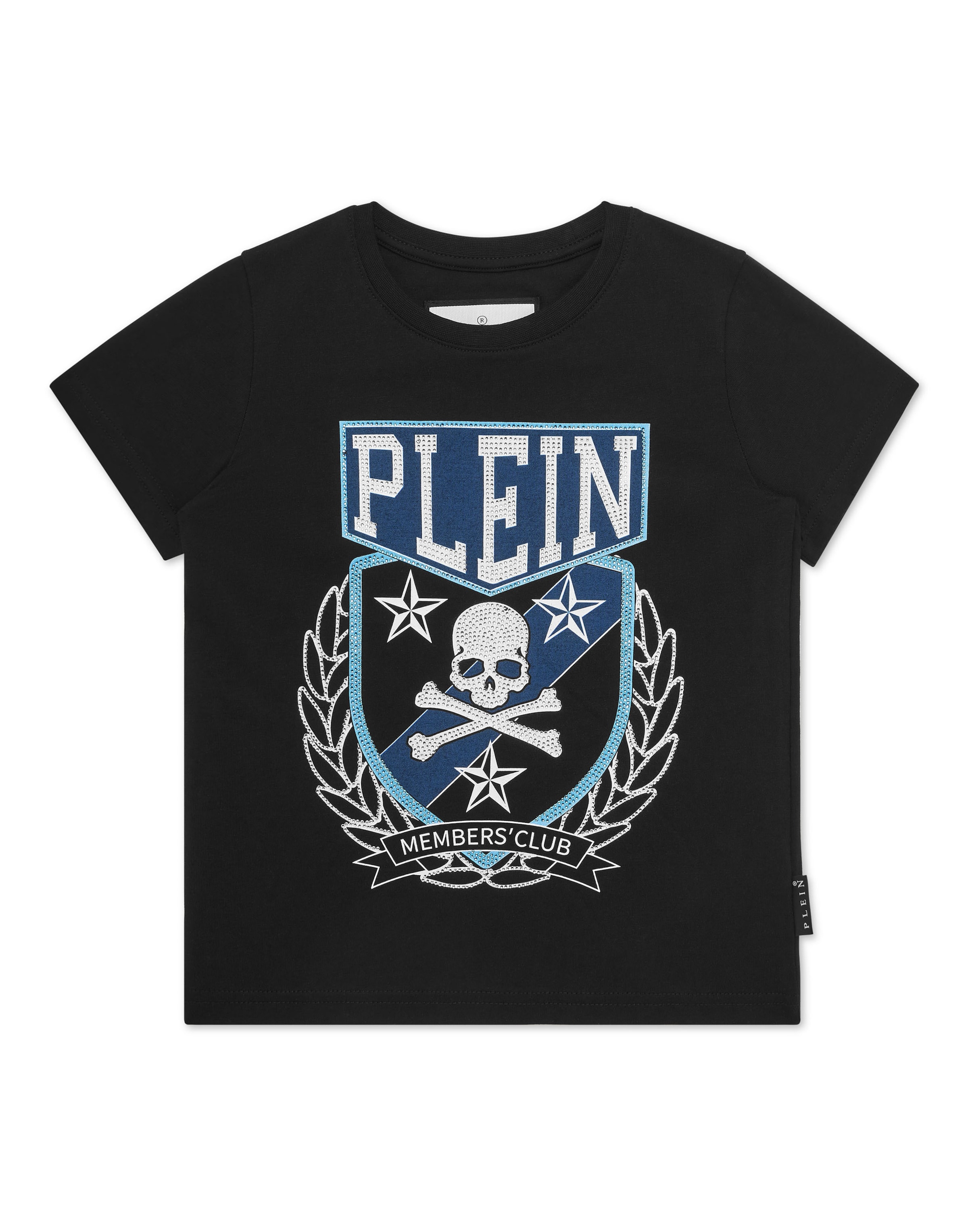 Maglietta di Philipp Plein in nero: frontale