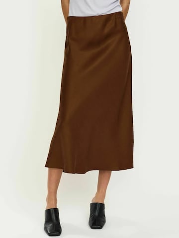 Soft Rebels Nederdel ' SRUma ' i brun: forside