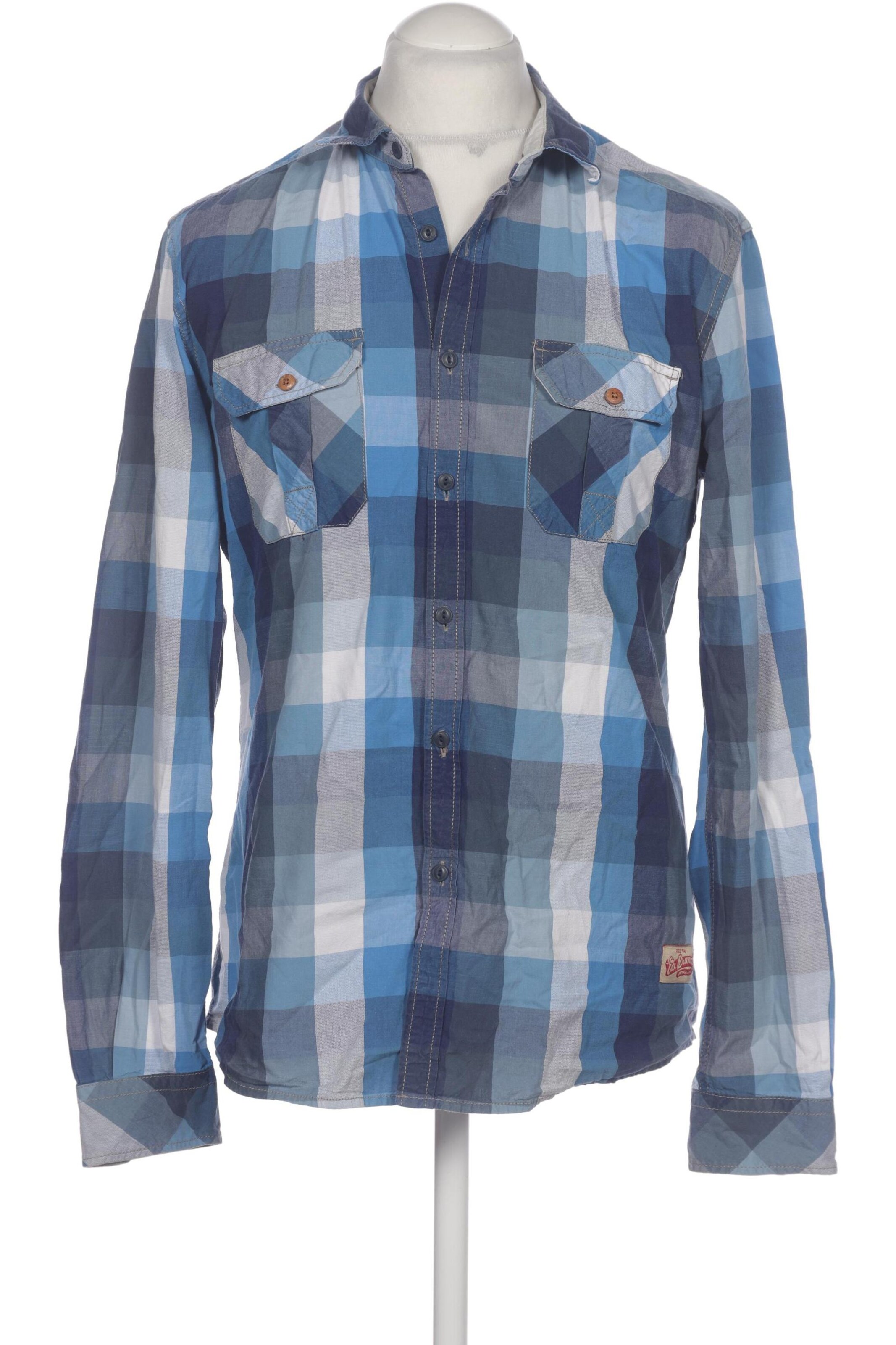 EDC BY ESPRIT Hemd L in Blau: Vorderseite