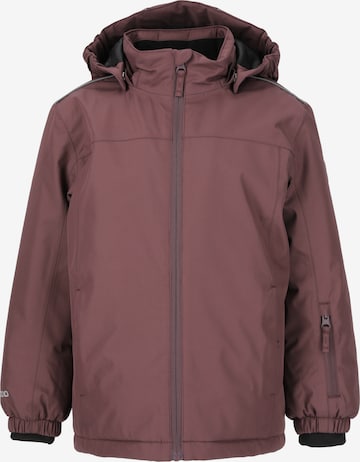 ZigZag Winter Jacket in Purple: front