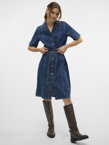 Robe-chemise 'VMAdaya' VERO MODA en bleu