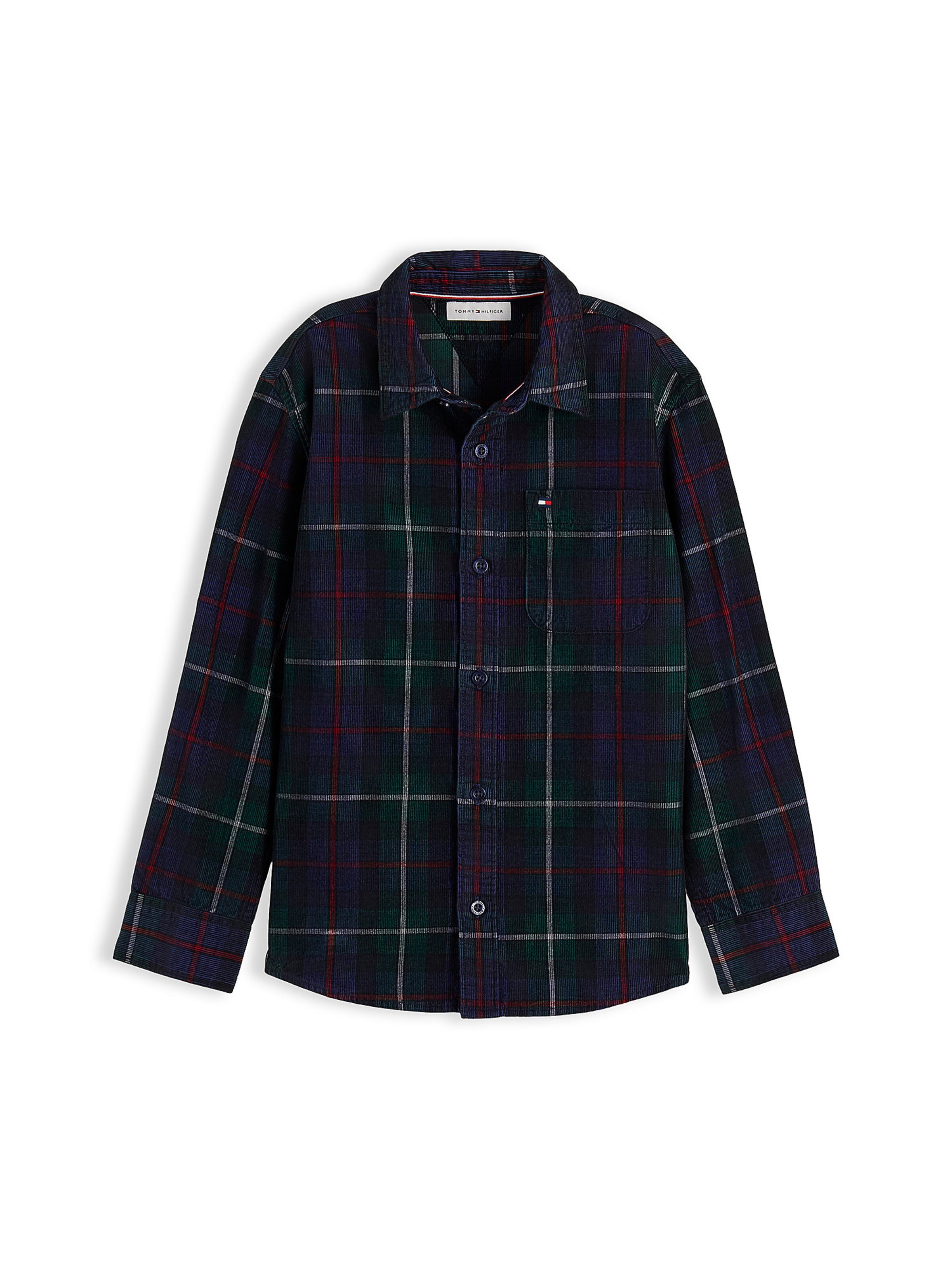 TOMMY HILFIGER Regular fit Button Up Shirt in Blue: front