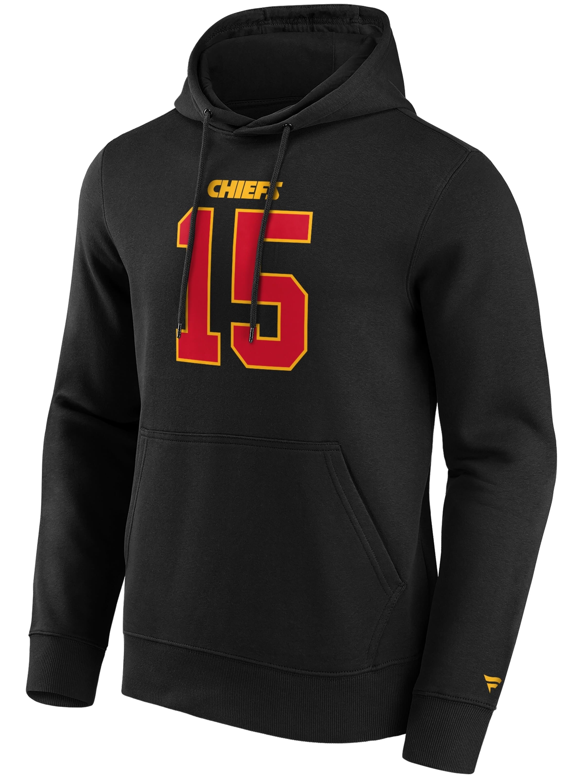 Fanatics Pullover 'Kansas City Chiefs Graphic Hoodie Mahomes 15 NFL'‌ in Schwarz: Vorderseite