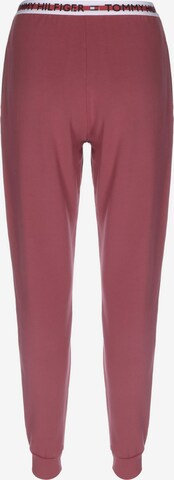 Effilé Pantalon TOMMY HILFIGER en rouge