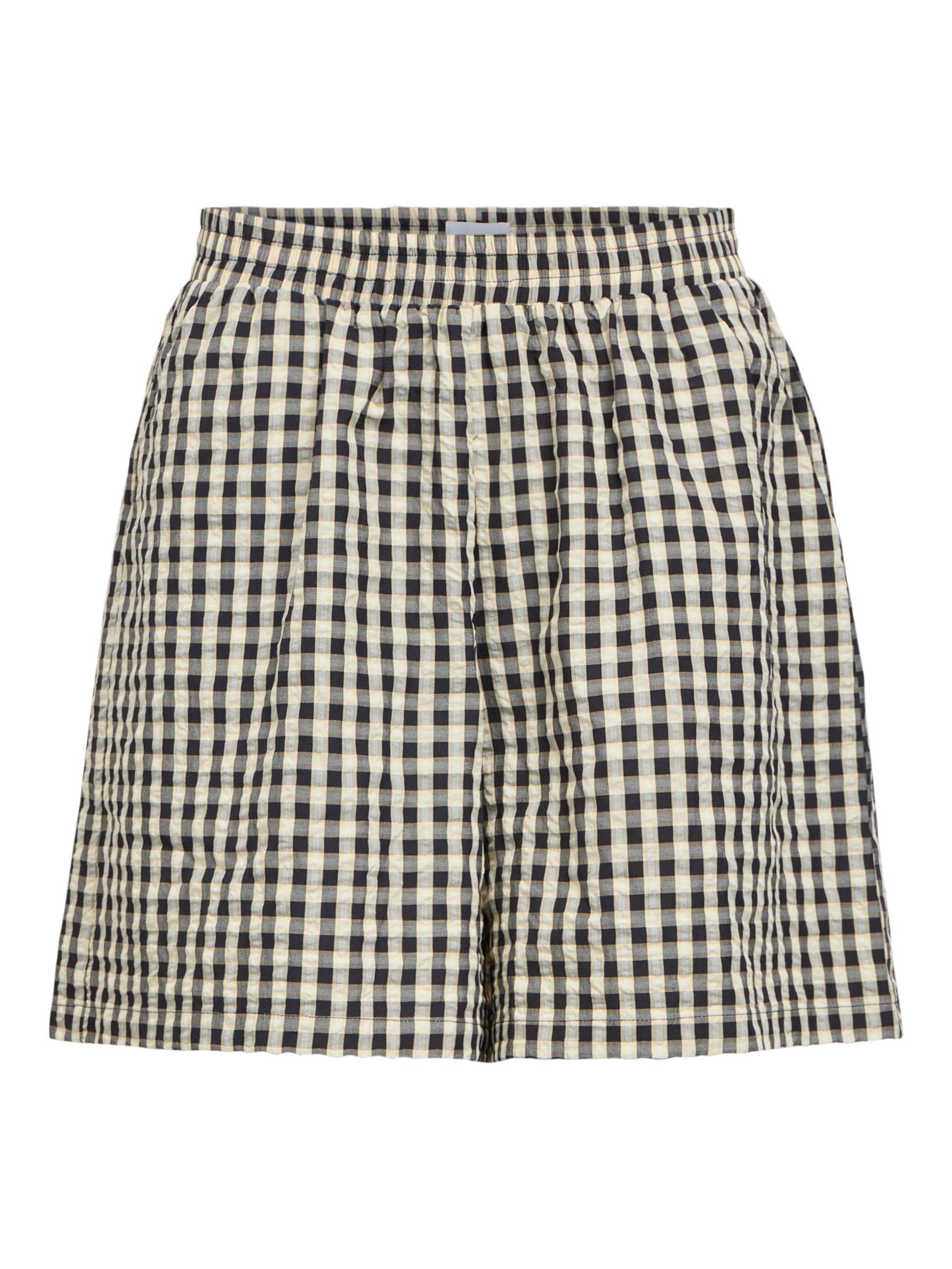 OBJECT Pantalón 'OBJDanje' en 36 en amarillo claro / gris / gris claro / negro, Vista del producto