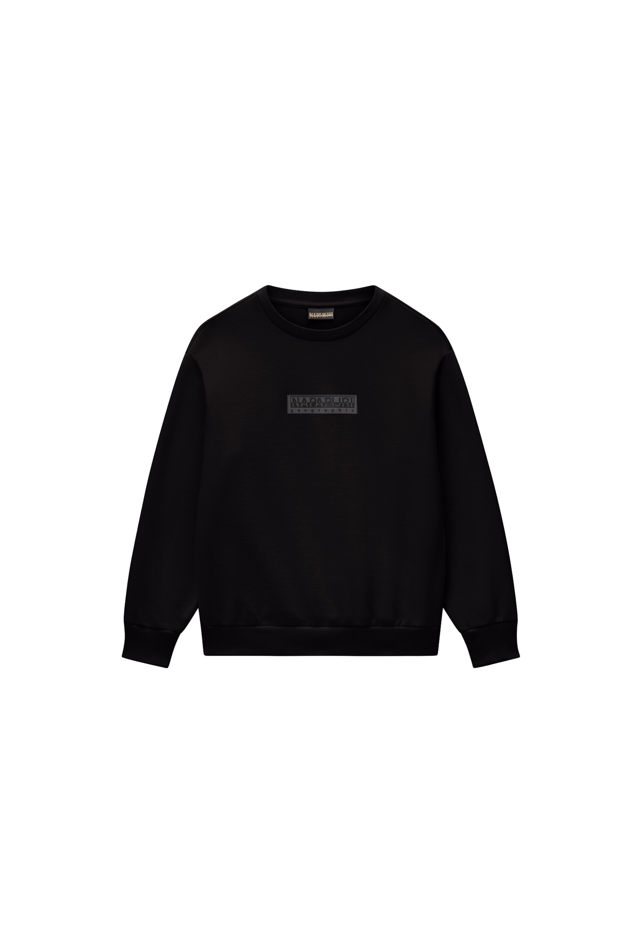 NAPAPIJRI Sweatshirt in Black: front