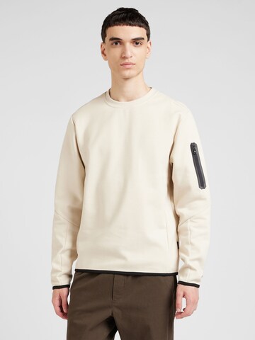 JACK & JONES Sweatshirt 'JCOFUSION' in Beige: Vorderseite