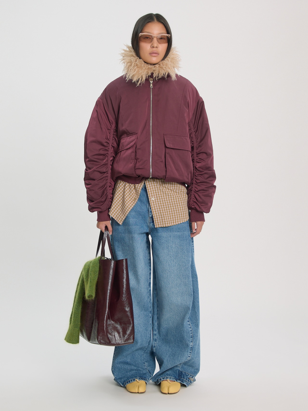 EDITED Neuheiten Jacke 'Pardis' burgunder