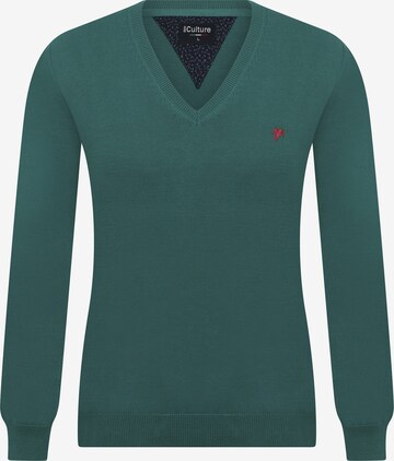 DENIM CULTURE Sweater 'Isabella' in Green: front