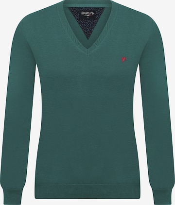 DENIM CULTURE - Pullover 'Isabella' em verde: frente