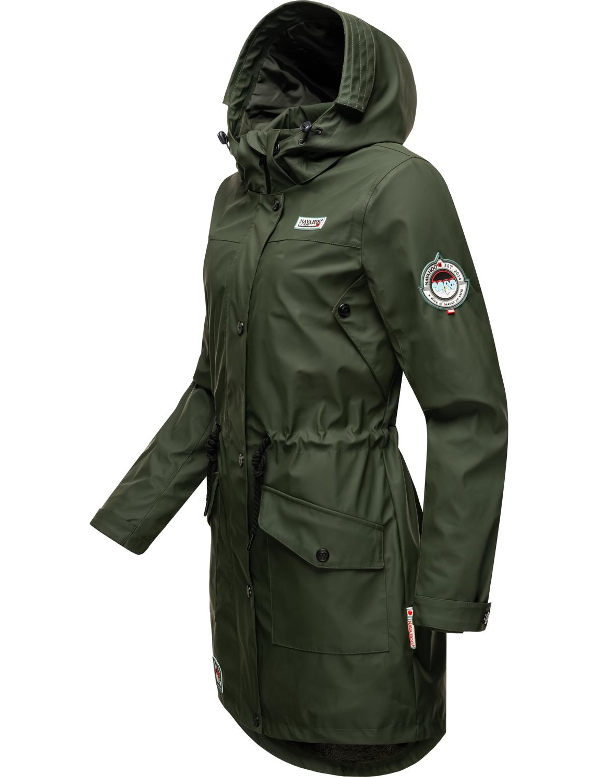 NAVAHOOPrijelazni kaput 'Deike' - zelena boja