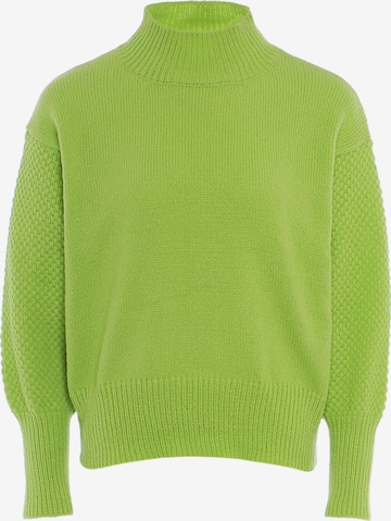 Pull-over MYMO en vert : devant