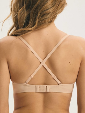 ESOTIQ - Push-up Sujetador 'Super-Push-up-BH 2 Size Up, glatte Cups Q1.04 abnehmbaren Trägern' en beige